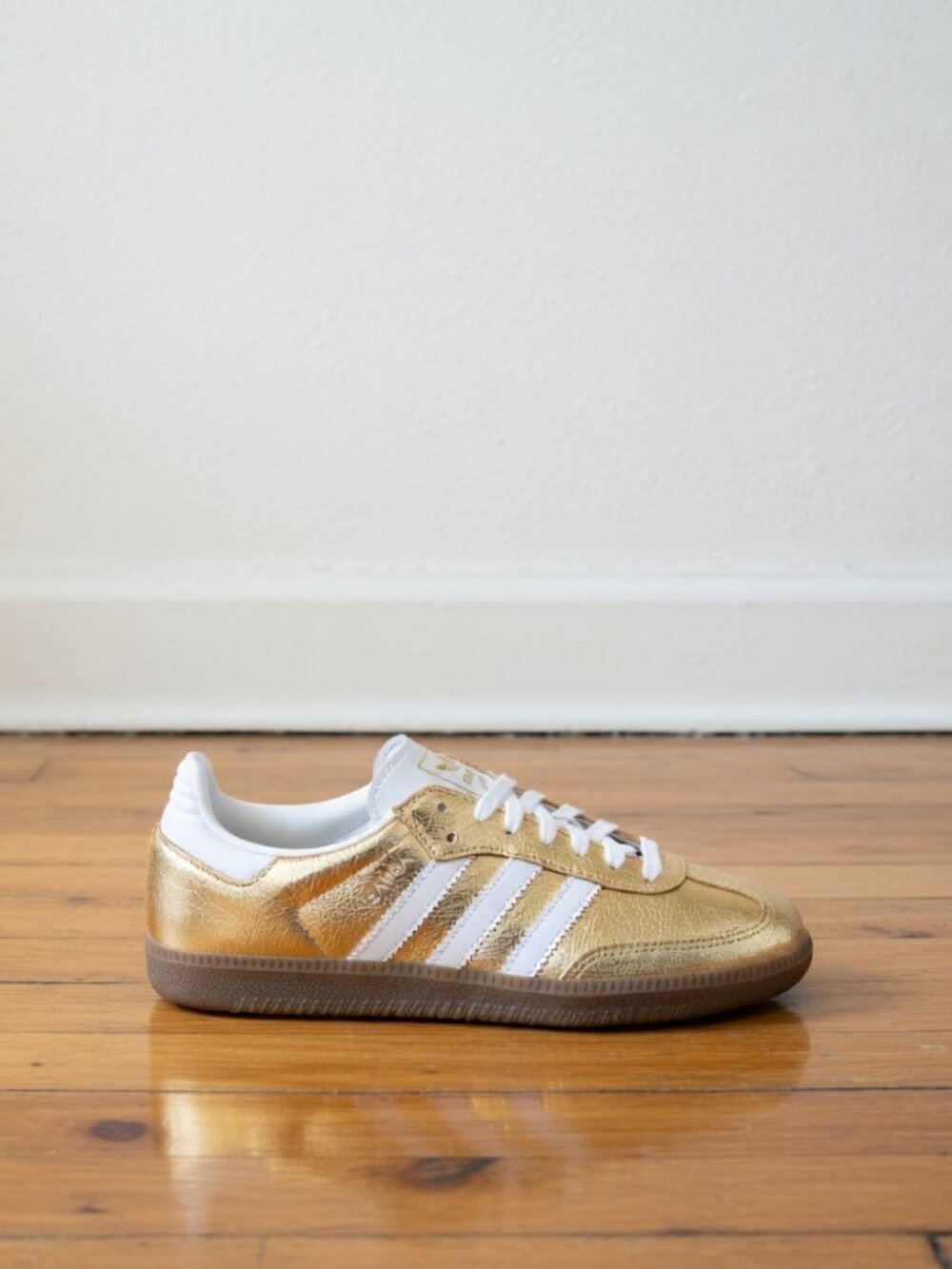 Adidas Samba OG Metallic Gold Women's Sneakers Size 7 New